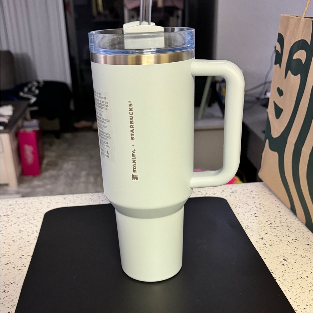 Starbucks Stanley 40 oz tumbler powder blue